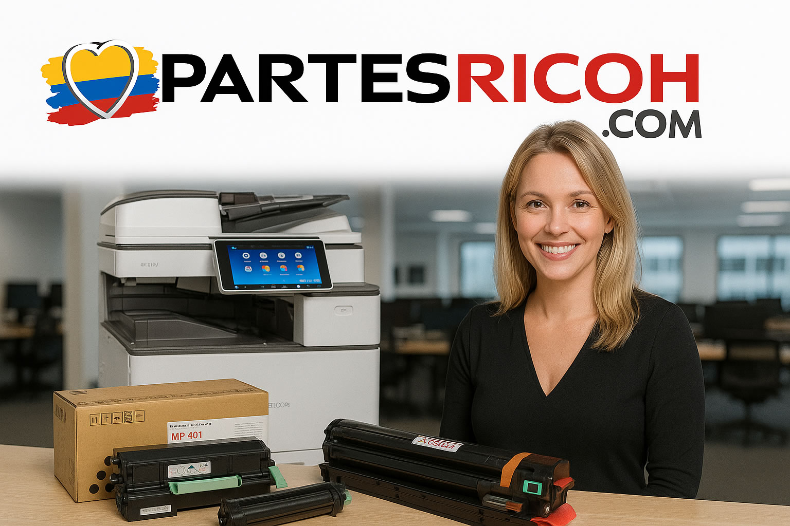 DISTRIBUIDOR FUSORES y TONER RICOH MEDELLIN